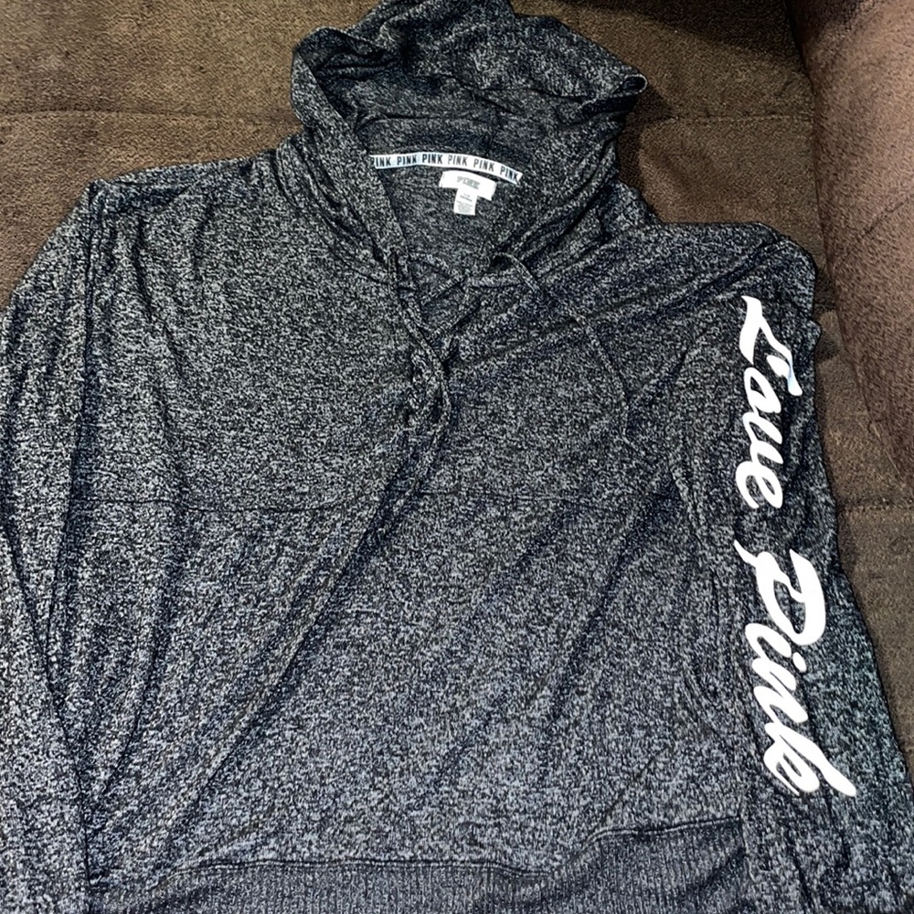 PINK light weight hoodie large